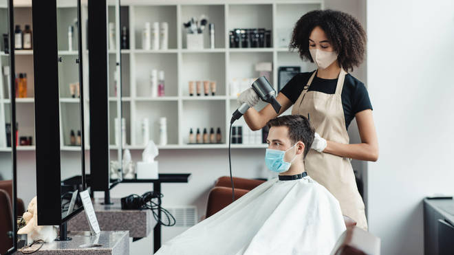 You now have to wear face masks in hairdressers