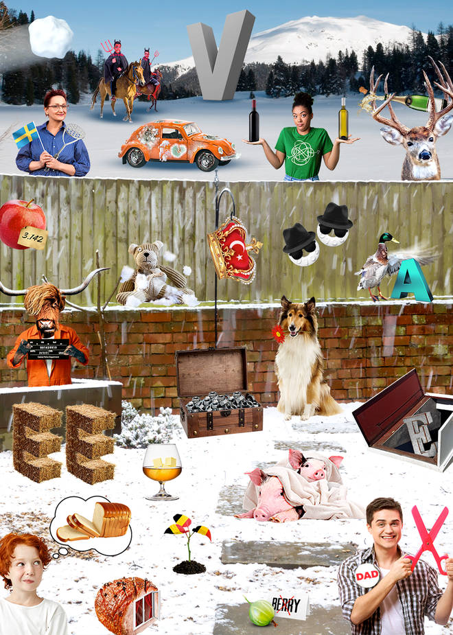 There are 24 festive foods hidden in this picture - can you name them all?