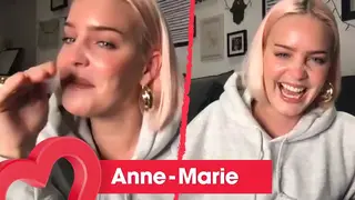 Watch Anne-Marie take part in a hilarious game of Wright Lines