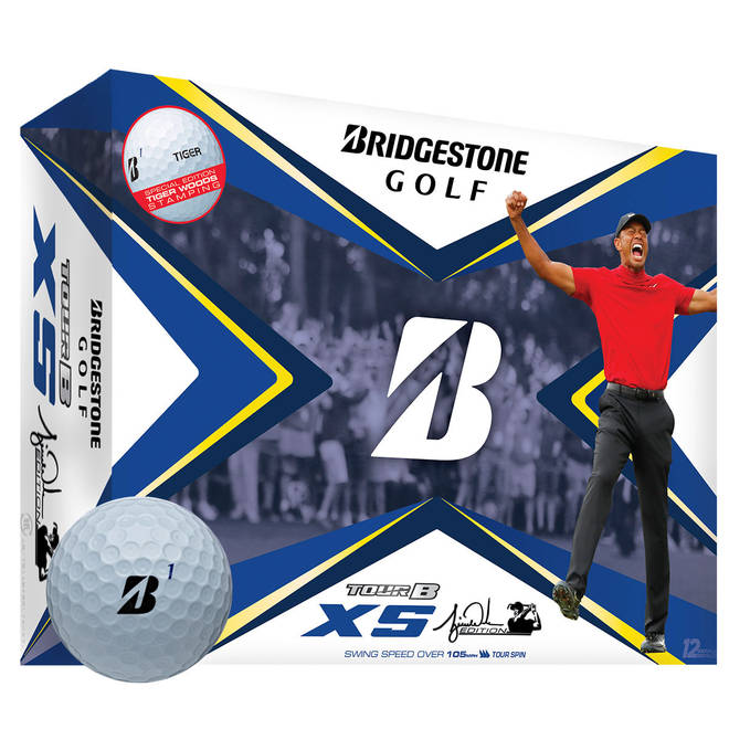 Bridgestone Golf Tour B XS Tiger Woods Edition 12 Ball Pack