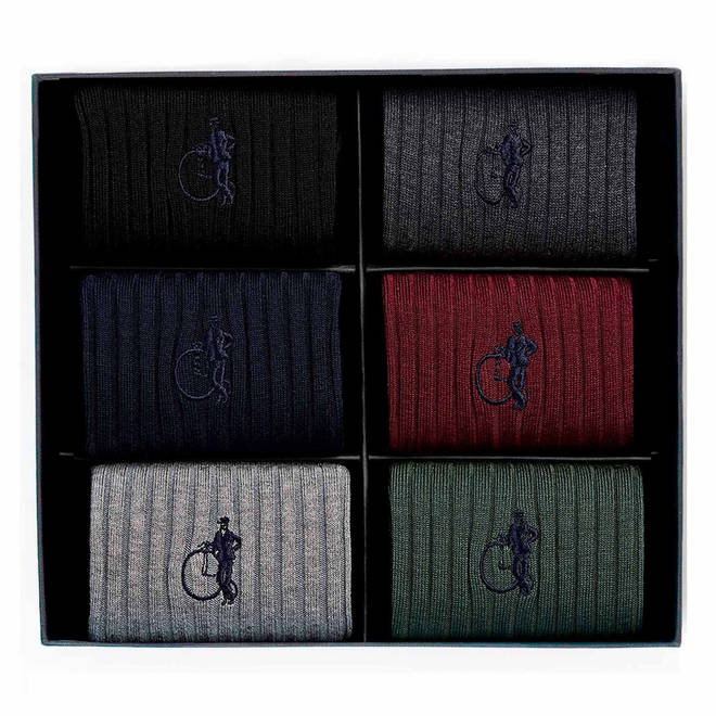 The Traditional Set, 6-Pair Sock Box