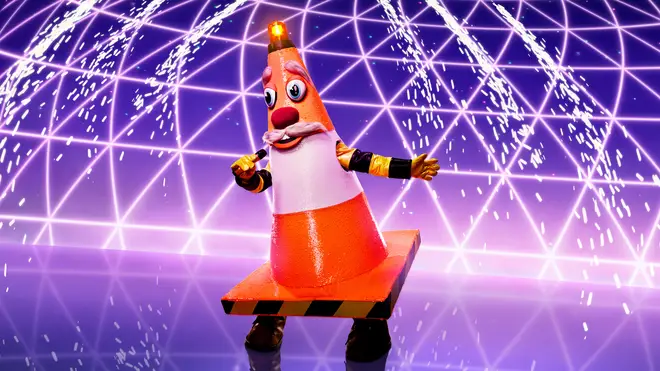 The Masked Singer's Traffic Cone