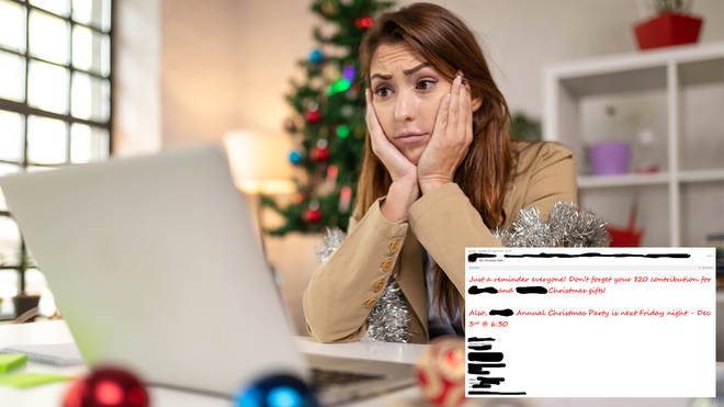 An employer is furious about paying towards their boss' gift