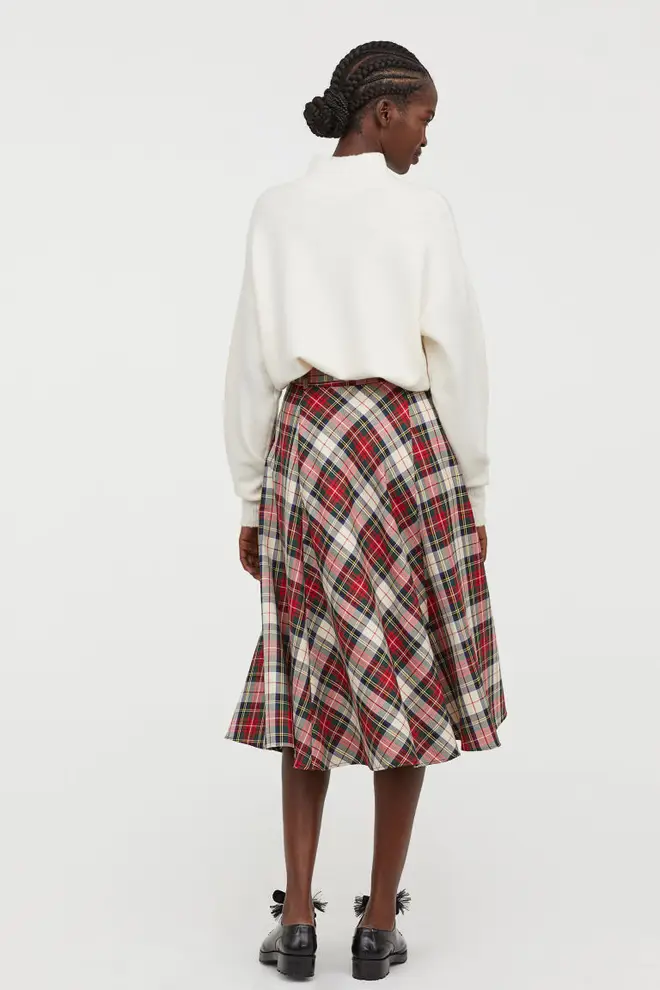 If red isn't you colour, you can still rock the look with this more subtle check from H&M