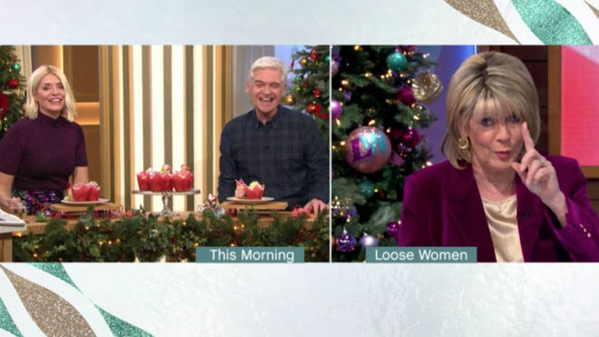 Ruth Langsford quipped that she had only ever bought Phillip Schofield one Christmas card