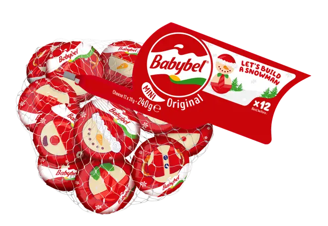 Who knew a Mini Babybel was a festive treat?