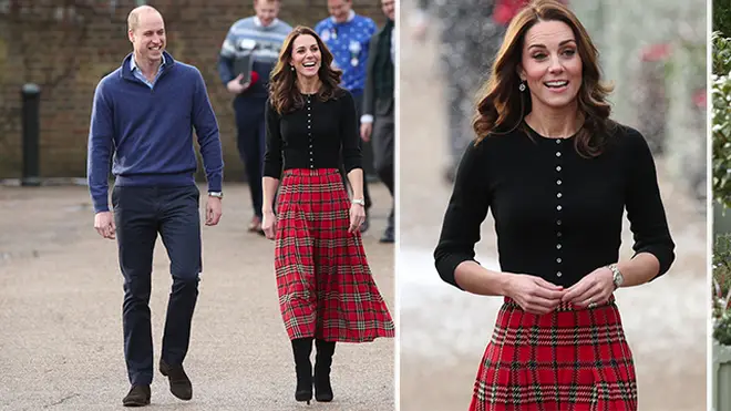 The Duke and Duchess of Cambridge hosted a Christmas party at Kensington Palace