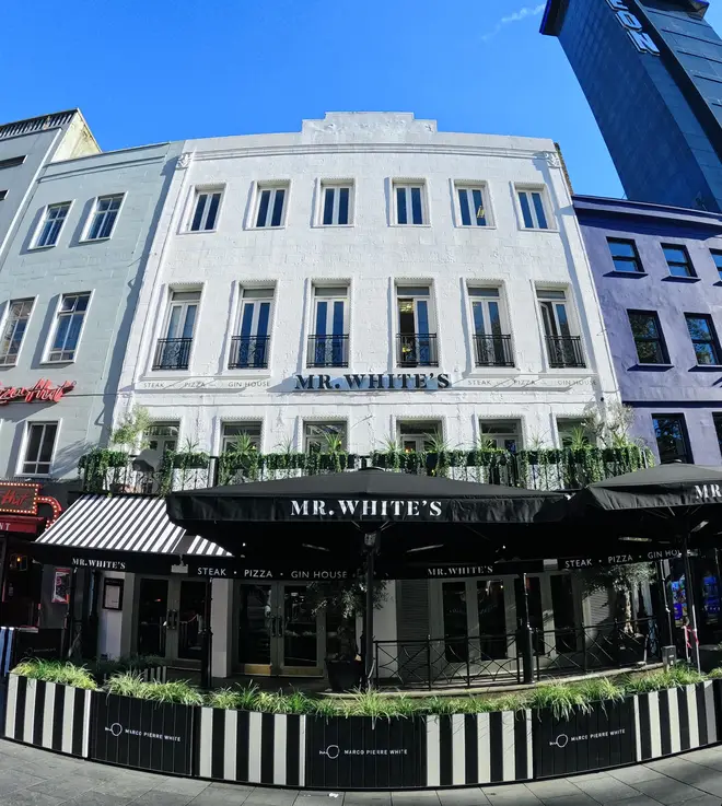 The restaurant is in the heart of London's West End in Leicester Square