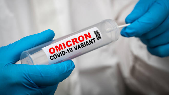 Omicron has been described as a Covid variant of concern [Alamy]