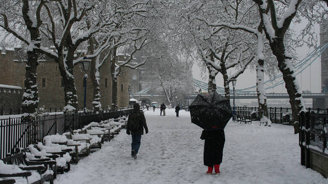 Odds on a snowfall on Christmas Day have plummeted after recent predictions
