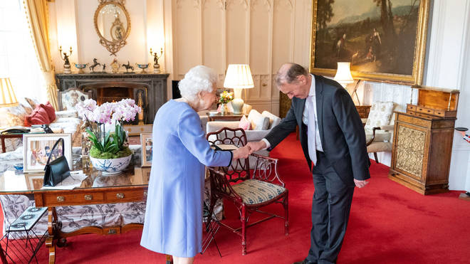 The Queen presented Thomas Trotter with The Queen’s Medal for Music