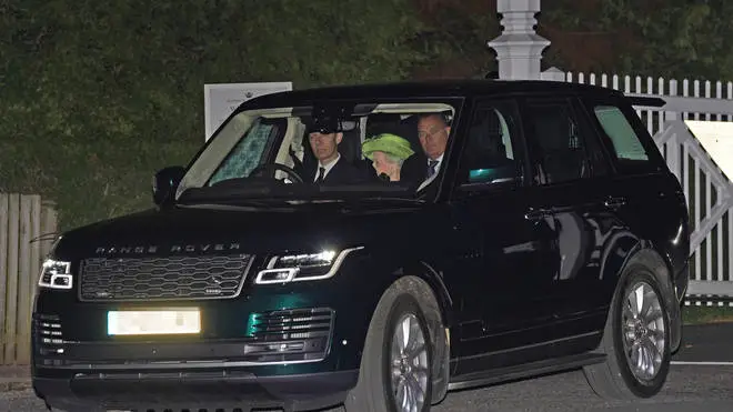 The Queen was pictured leaving Windsor Castle last month