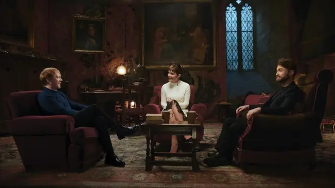 HBO Max released a first look at the Harry, Ron and Hermione actors coming back together