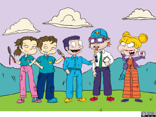 An Artist Has Imagined What Popular 90s Cartoons Are Like All