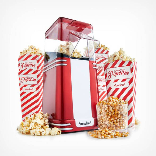 This popcorn maker will be useful for movie nights or for just hanging out after school