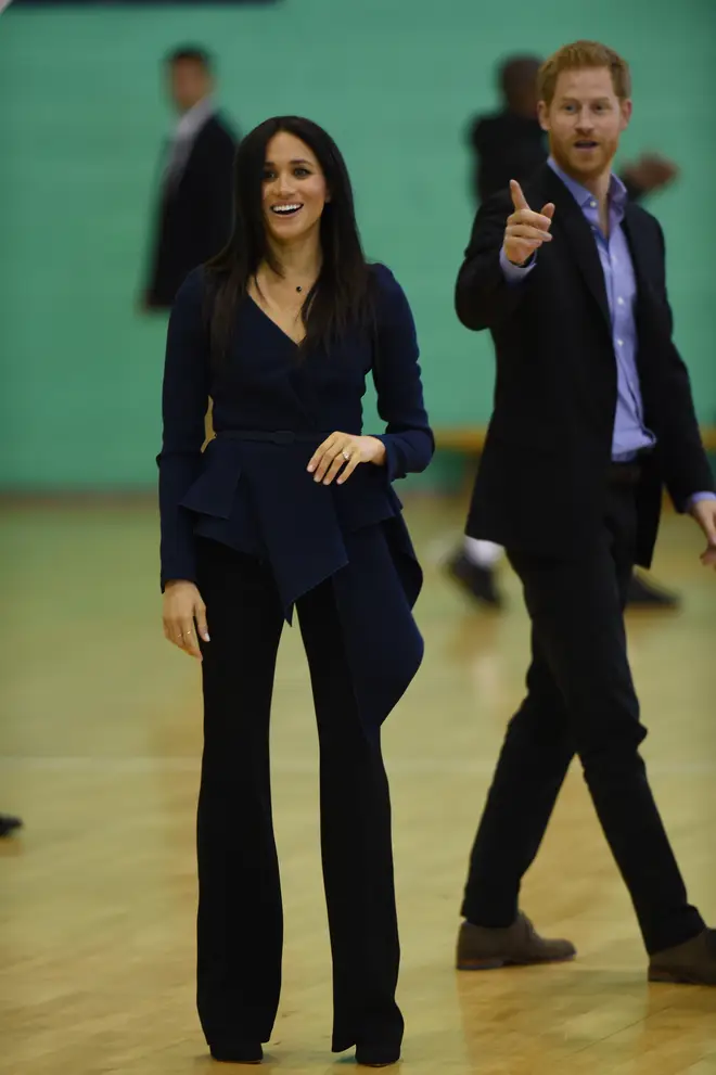 Meghan has always been found of a trouser suit