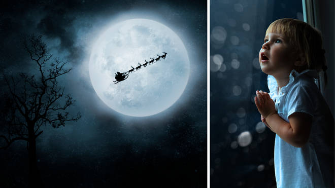 Make sure you don't miss the chance to see Santa's sleigh fly by