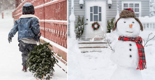 Here's what we know about the possibility for a white Christmas in 2021... (stock images)