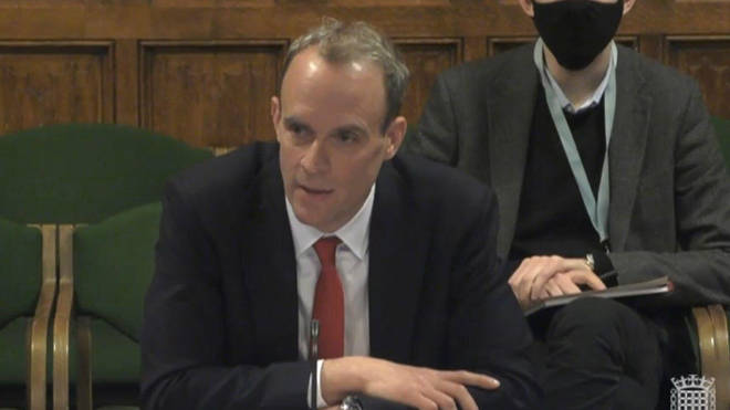 Dominic Raab has said we are in a 'much better place' than last Christmas