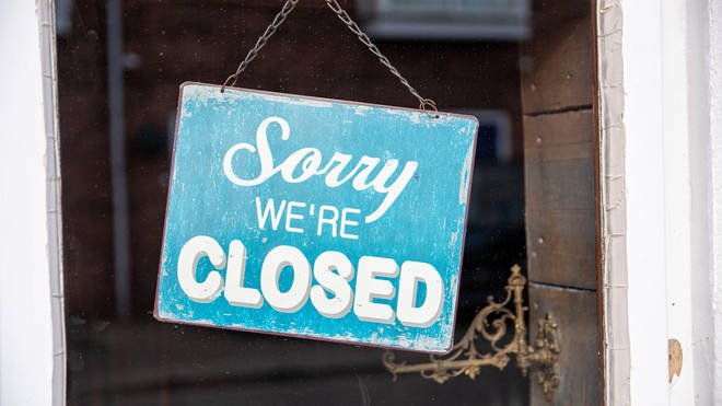 Businesses were closed across England last Christmas