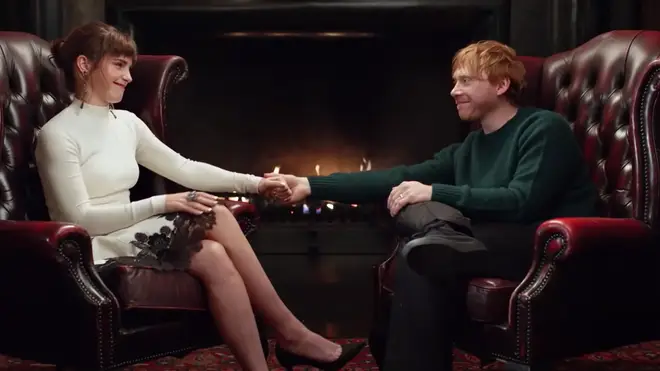 Emma Watson and Rupert Grint reunited for the Harry Potter trailer