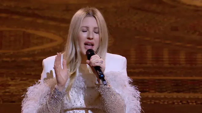 Ellie Goulding, a favourite of the Duke and Duchess, performed at the Christmas carol service