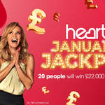 Heart's January Jackpot is back for 2022!