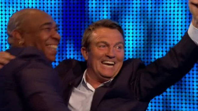 Bradley Walsh was beside himself at the record-breaking moment