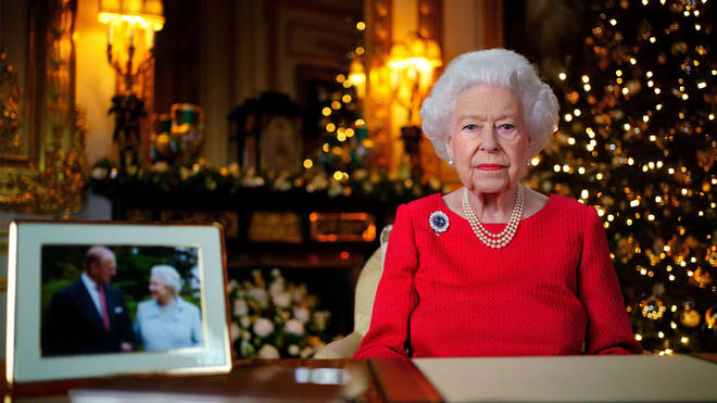 The Queen has tributed her late husband