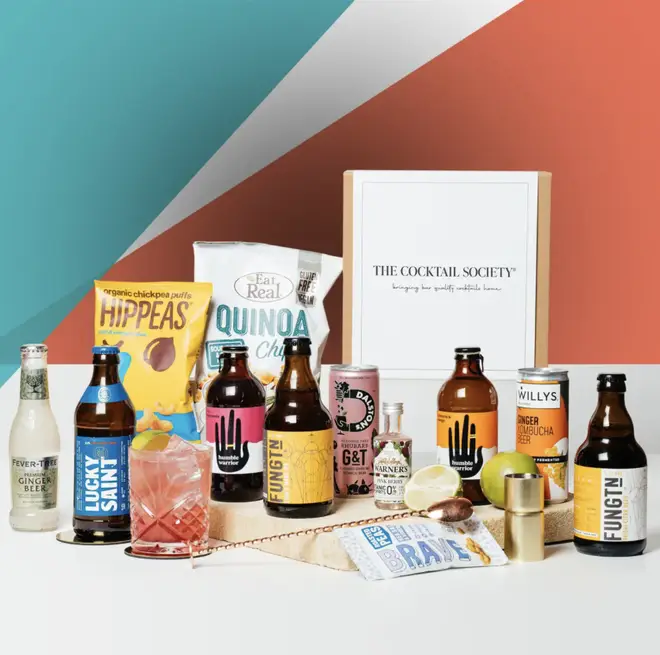 This hamper is packed with booze-free drinks to try during Dry Jan