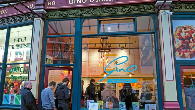 Gino has three Pasta Bars across London