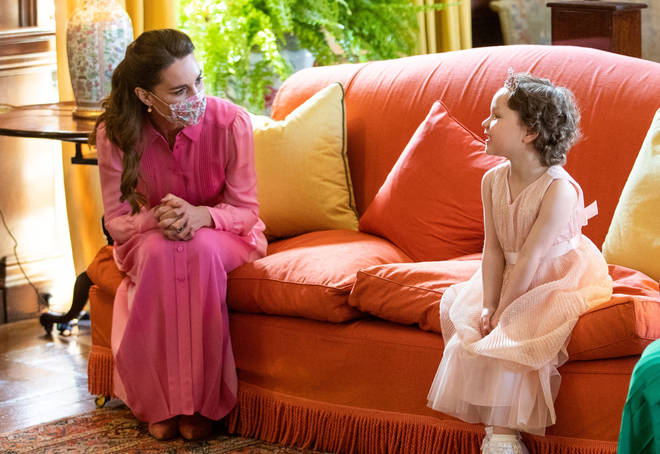 Kate Middleton promised six-year-old Mila, who is fighting leukaemia, that when they met she would wear a pink dress as it was her favourite colour