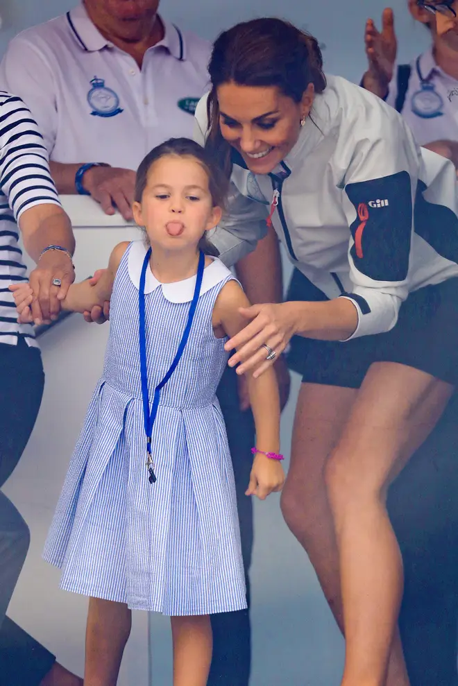 Princess Charlotte famously stuck her tongue out to the public during the King’s Cup Regatta in 2019