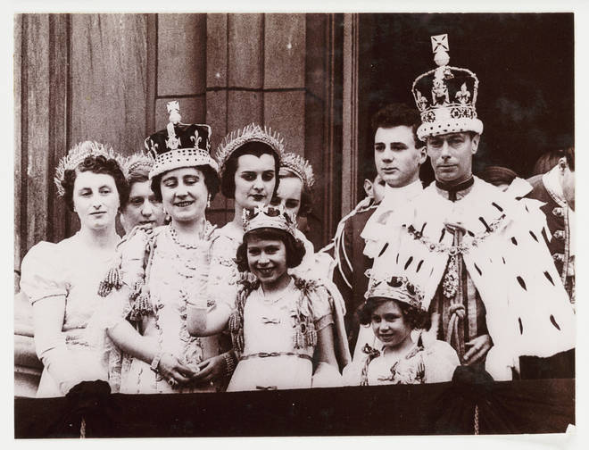 The Queen attends her father's coronation in 1937