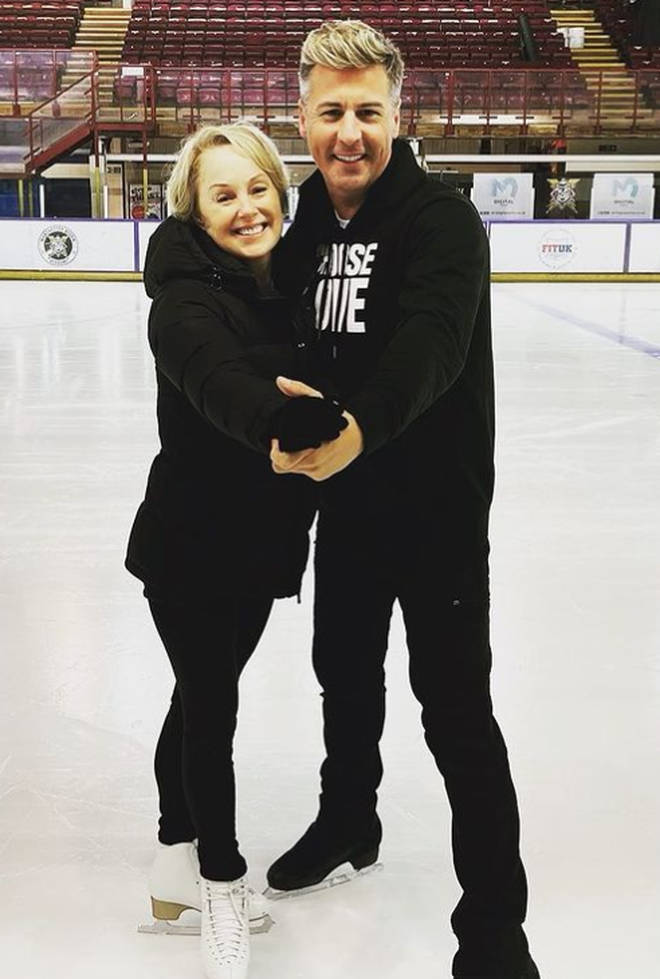 Sally Dynevor is starring on Dancing on Ice