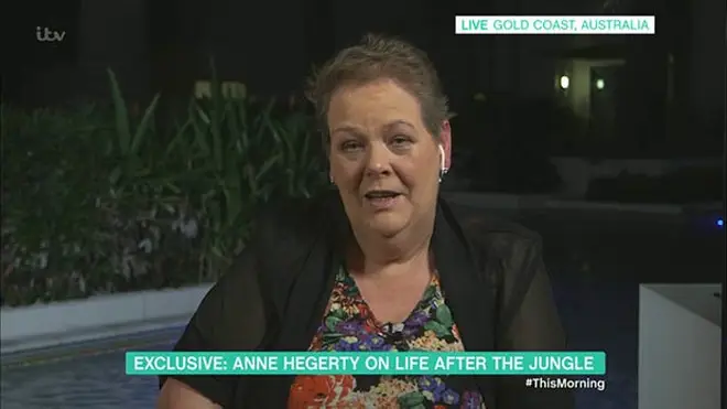 Anne looked slimmer in the face when she appeared on This Morning
