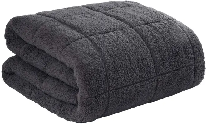 Soft Teddy Fleece Weighted Blanket, £41.99