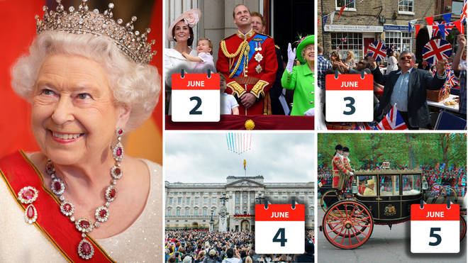 The Queen's Platinum Jubilee celebrations will take place throughout the year