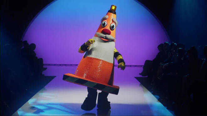 Traffic Cone performed Rick Astley on The Masked Singer