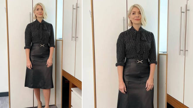 Holly Willoughby is wearing an outfit from LK Bennett