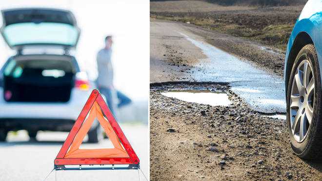 Potholes are among the road issues responsible for 10,000 breakdowns are every year