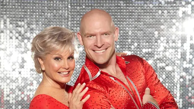 Sean was paired up with Angela Rippon