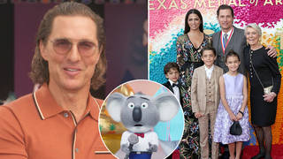 Matthew Mcconaughey has opened up about his new movie Sing 2