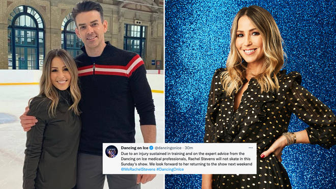 Rachel Stevens has had to pull out of Dancing On Ice
