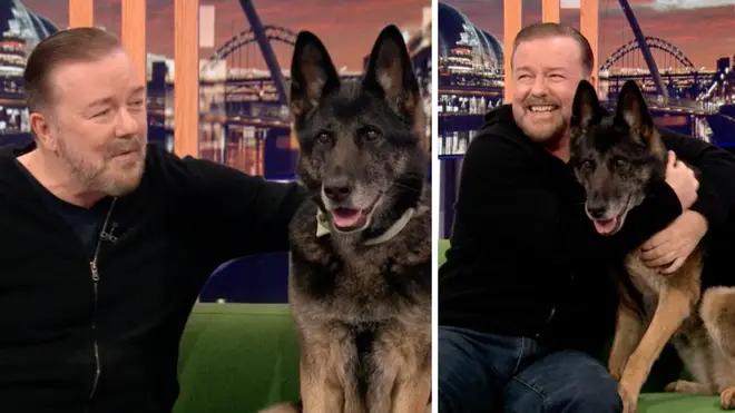 Ricky Gervais and Anti have a very special bond