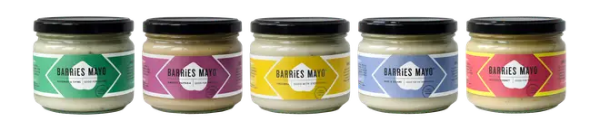 Barries have launched a range of flavoured vegan mayo