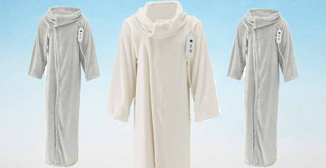 The dressing gown is perfect for keeping you warm this winter