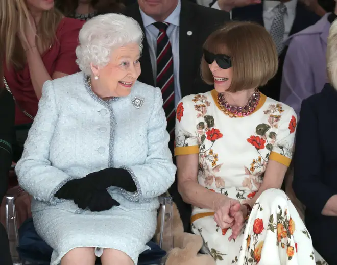 The Queen watched Richard Quinn's runway show at Fashion Week