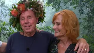 Harry Redknapp was reunited with his beloved wife Sandra after winning I'm A Celeb