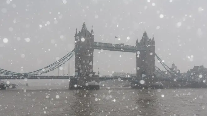 Temperatures in Britain look set to reach -5 degrees
